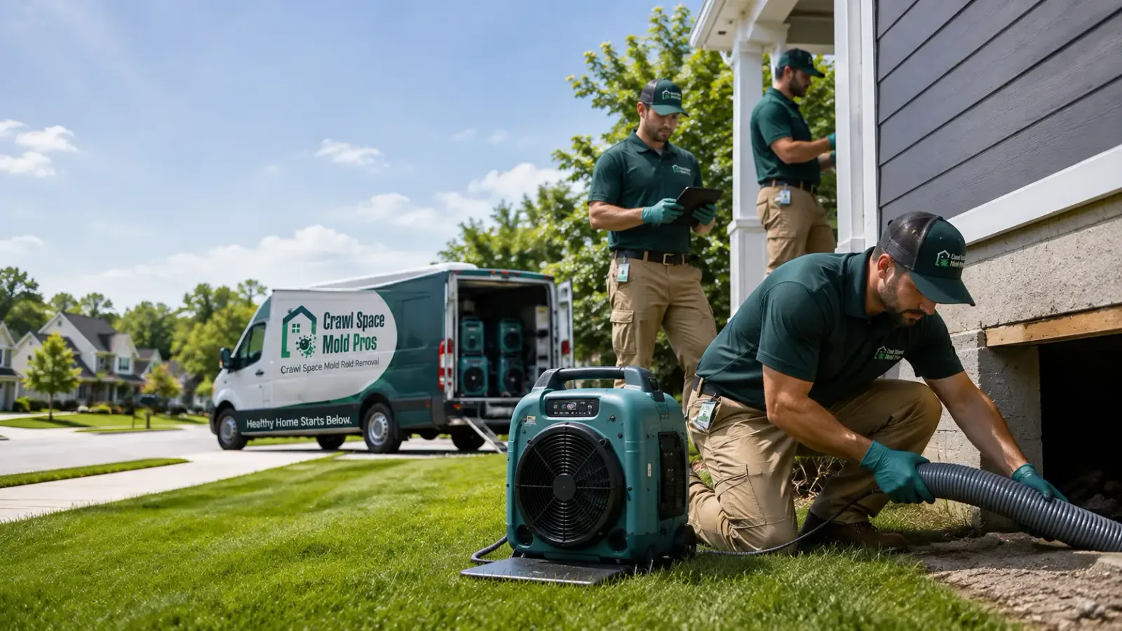 Crawl Space Mold Removal in Richland Center, WI